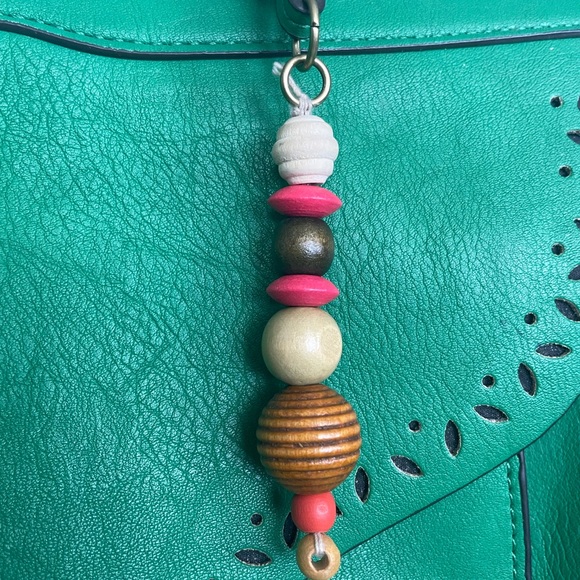 Green Leather Nica Purse - Like New. - Picture 7 of 14